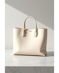 Structured Top-Handle Tote