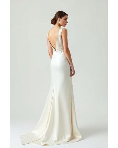 Structured Column Gown