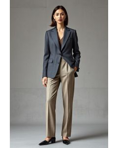 Tailored Wool Two-Piece